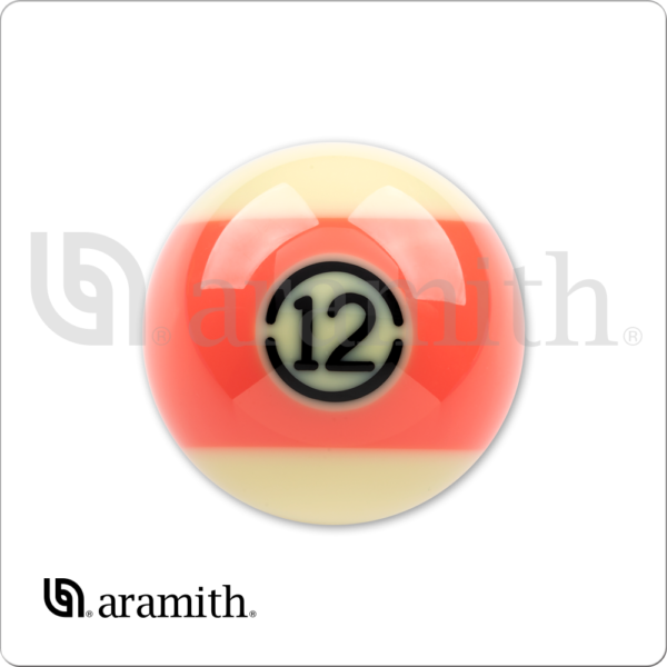 Aramith Tournament TV Replacement Ball – #12 | Golden Break Billiards
